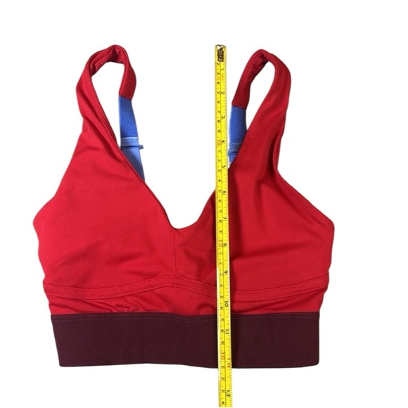 Fabletics All Day Everyday Red and Blue X Back Sports Bra XXS - Picture 9 of 11